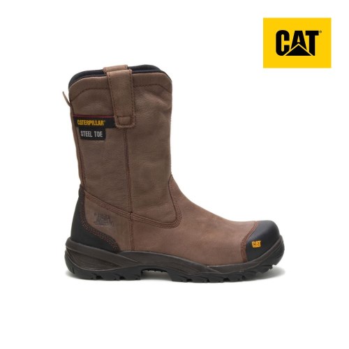 Caterpillar Spur Steel Toe Werkschoenen Heren Bruin (DILM.NL)